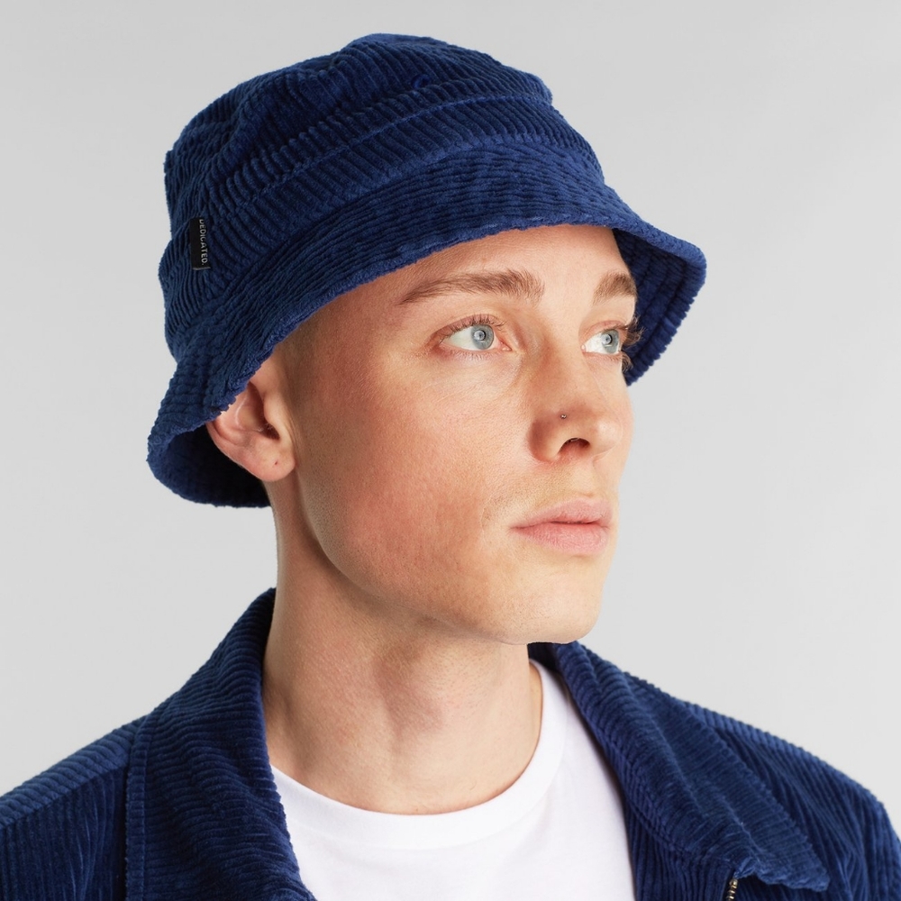 Y2K Unisex Blue Bucket Hat